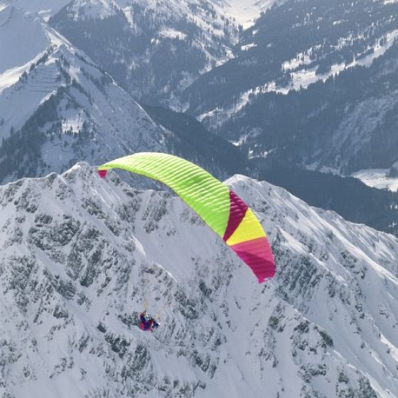 Paragliding, Germany - Bavaria - Nebelhorn.