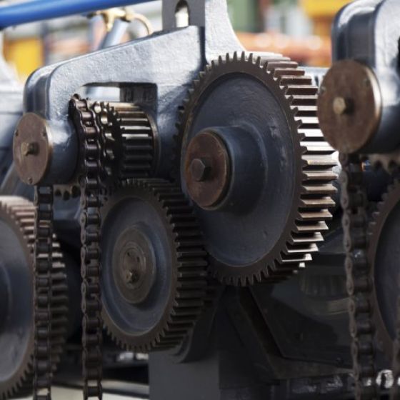 Gears and chain distribution
